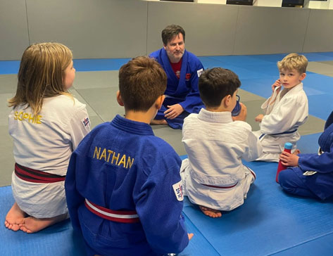 Commissioner Bruce is a Good Sport at Judo Club