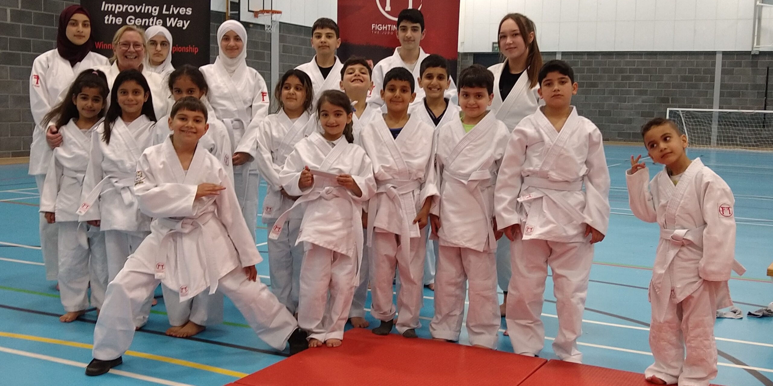 A photo of some of the children who took part in the class.